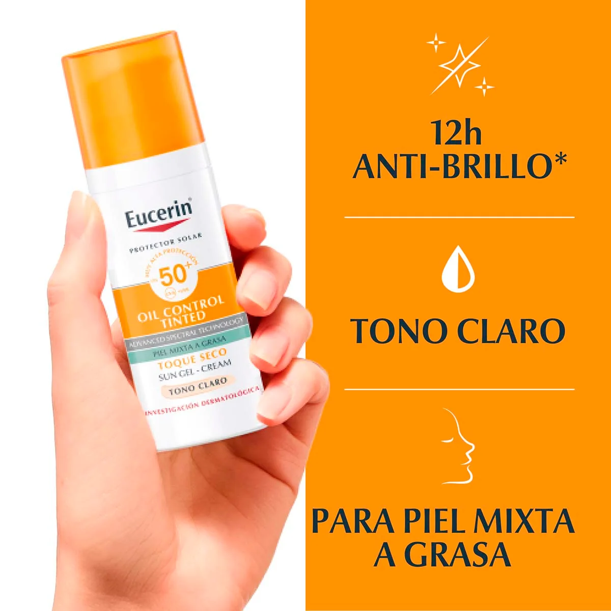 Protector Solar Facial Oil Control Fps50+ Efecto Mate Eu