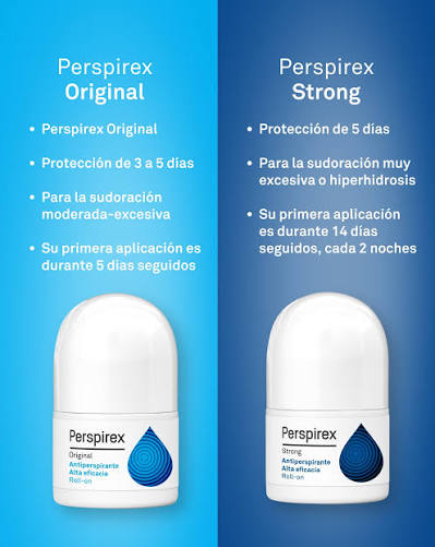 Antitranspirante Perspirex Strong Roll On Para Sudoración Excesiva Sin Fragancia